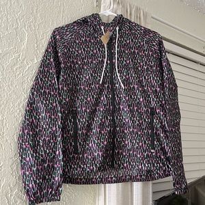 Colorful patterned American Eagle windbreaker
